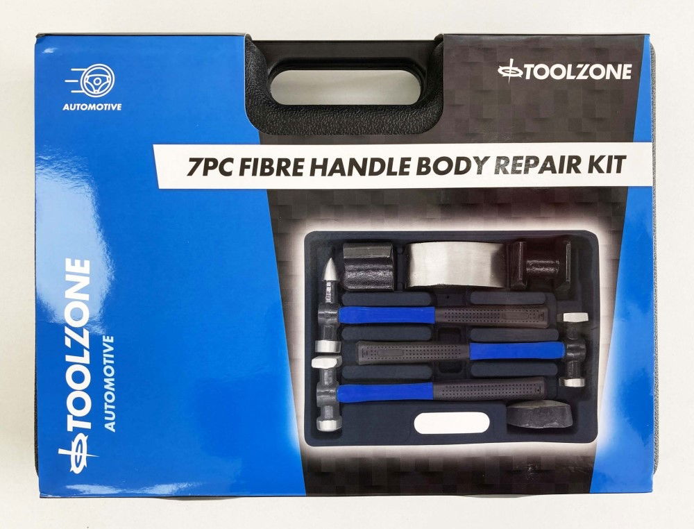 FIBRE BODY REPAIR KIT 7pc - TOOLZONE KDPAU187 image 1