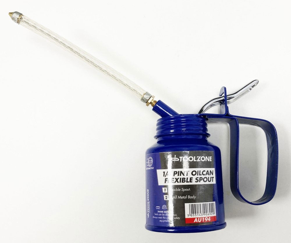OIL CAN 1/4 pint with flexible spout - TOOLZONE KDPAU194 thumbnail 2