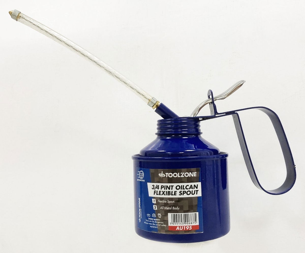 OIL CAN 3/4 pint with flexible spout - TOOLZONE KDPAU195 thumbnail 2