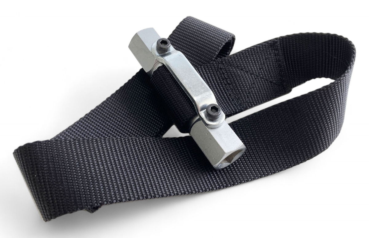 STRAP FILTER WRENCH HEAVY DUTY 3/8 & 1/2 drive 40mm strap - TOOLZONE KDPAU202 image 1