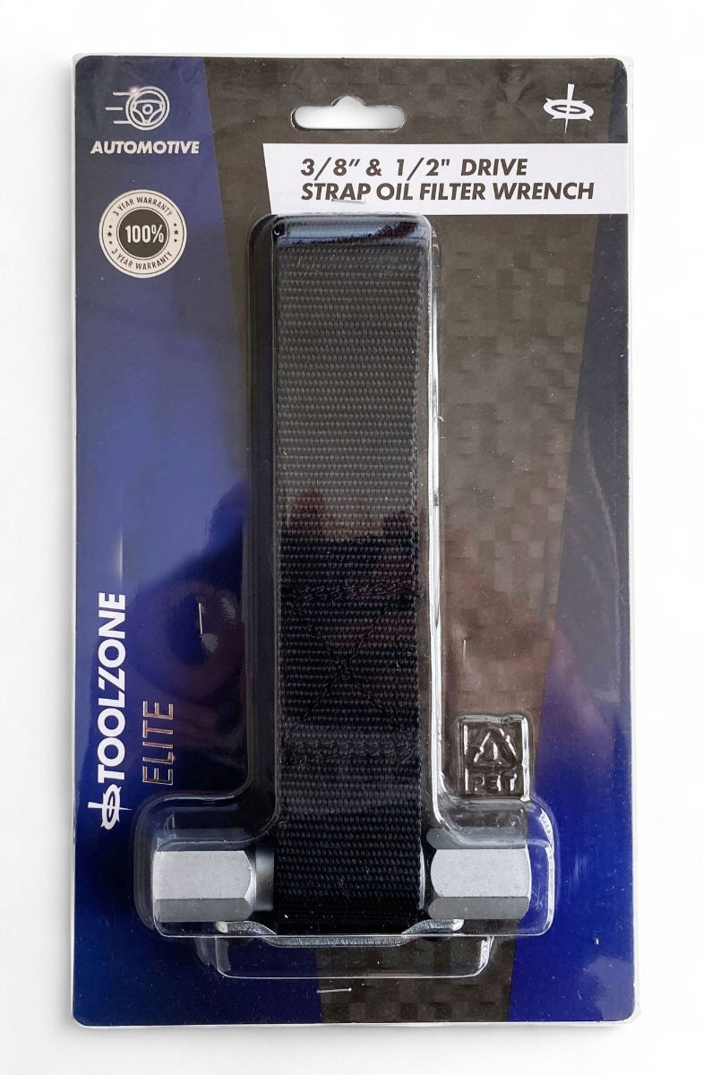 STRAP FILTER WRENCH HEAVY DUTY 3/8 & 1/2 drive 40mm strap - TOOLZONE KDPAU202 thumbnail 2