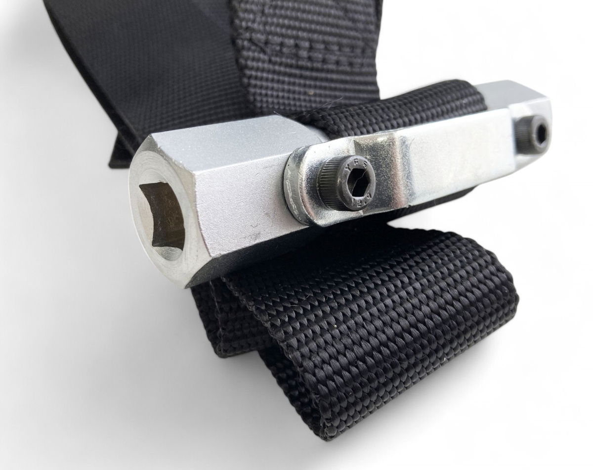 STRAP FILTER WRENCH HEAVY DUTY 3/8 & 1/2 drive 40mm strap - TOOLZONE KDPAU202 thumbnail 3
