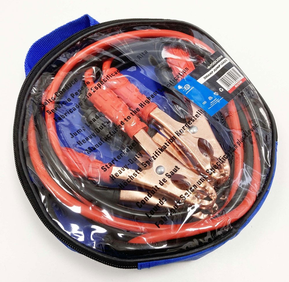 JUMP LEADS 200amp 2.5m - TOOLZONE KDPAU230 thumbnail 2
