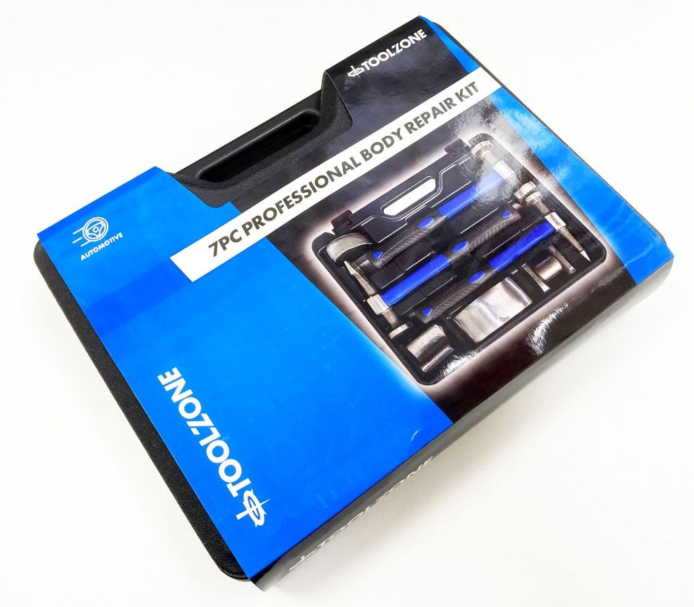 BODY REPAIR KIT 7pc FIBRE GLASS HANDLES - TOOLZONE KDPAU232 thumbnail 2