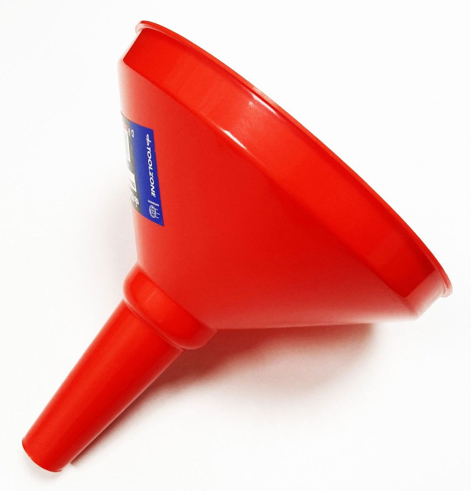 PLASTIC FUNNEL ORANGE 200mm - TOOLZONE KDPAU250 thumbnail 3