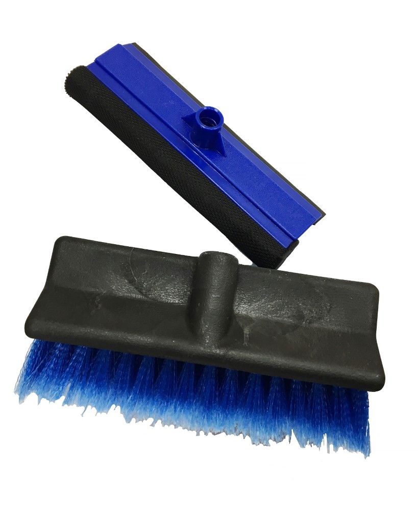 TRIPLE EXTENDING WASH BRUSH 3m WITH SQUEEGEE - TOOLZONE KDPAU268 thumbnail 2