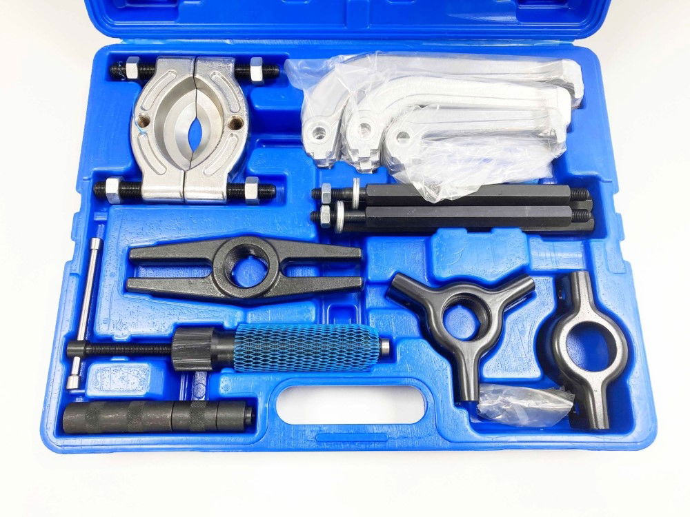 HYDRAULIC GEAR PULLER SET 10ton 9 LEGS 100mm 150mm 200mm - TOOLZONE KDPAU274 thumbnail 5