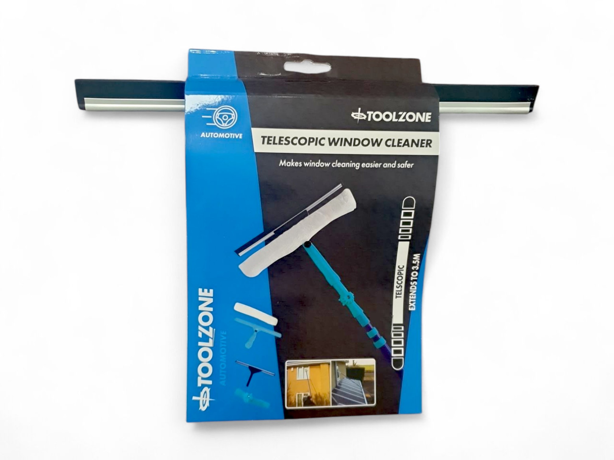 TELESCOPIC MOP AND SQUEEGEE 3.5m - TOOLZONE KDPAU286 thumbnail 3