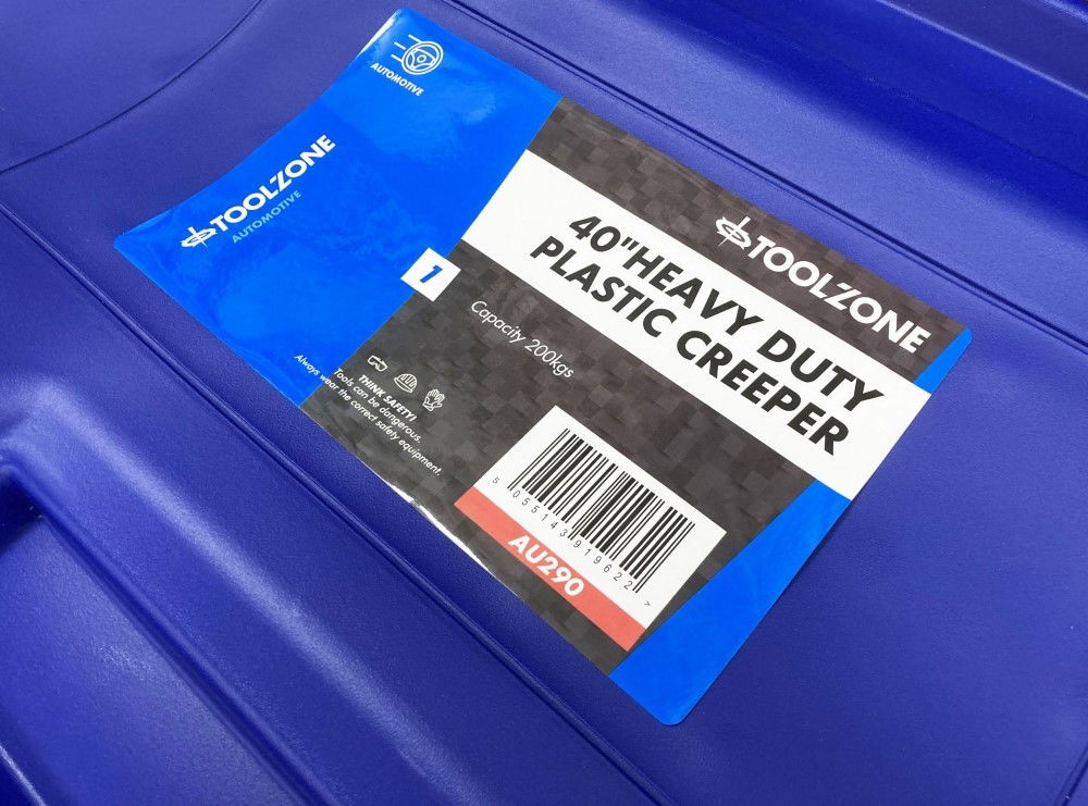 PLASTIC CREEPER 40 WITH PADDED HEADREST - TOOLZONE KDPAU290 thumbnail 7