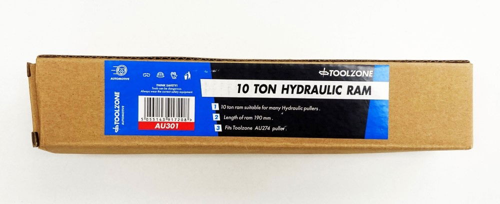 HYDRAULIC RAM 10ton FOR GEAR PULLER 190mm - TOOLZONE KDPAU301 image 1