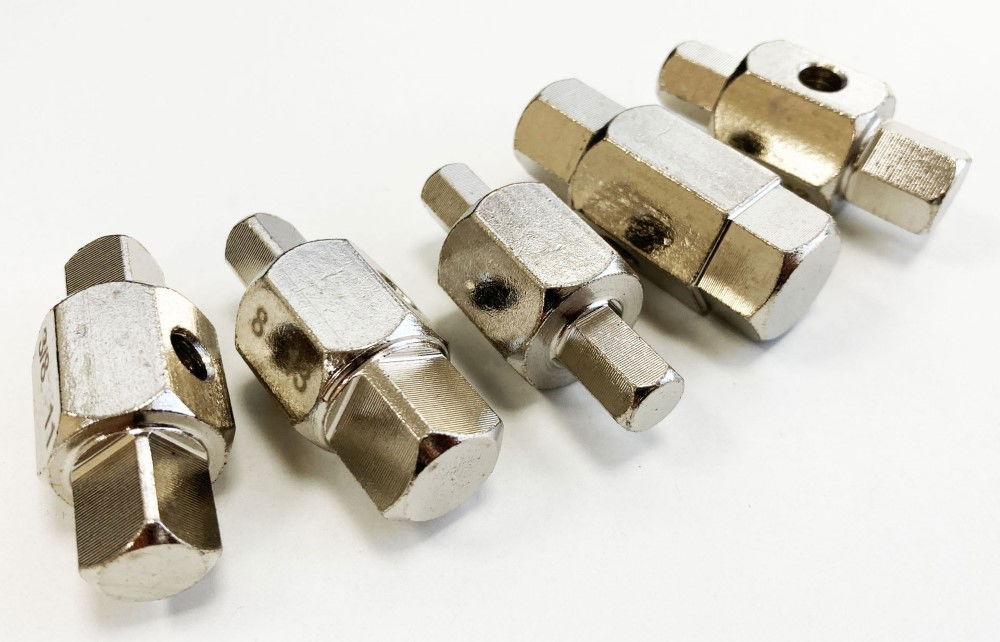 DRAIN PLUG KEYS 5pc DOUBLE ENDED 10 SIZES - TOOLZONE KDPAU333 thumbnail 3