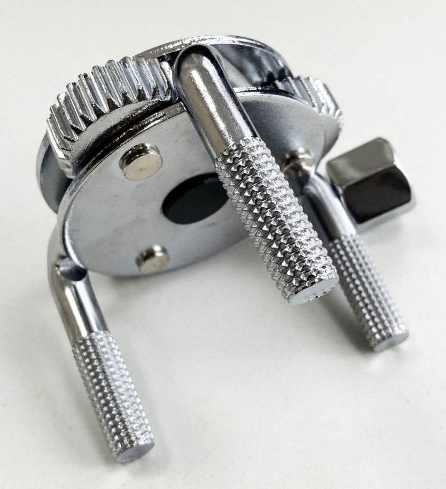 OIL FILTER WRENCH 3/8 DRIVE 3 LEG 70-130mm - TOOLZONE KDPAU336 thumbnail 3