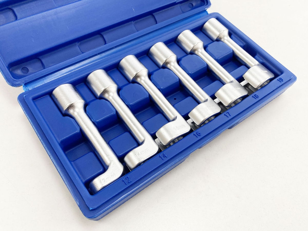DIESEL INJECTOR LINE SOCKET SET 6pc 1/2 DRIVE 12-19mm - TOOLZONE KDPAU338 thumbnail 5