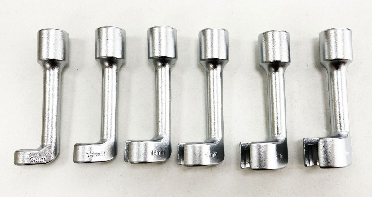 DIESEL INJECTOR LINE SOCKET SET 6pc 1/2 DRIVE 12-19mm - TOOLZONE KDPAU338 thumbnail 6