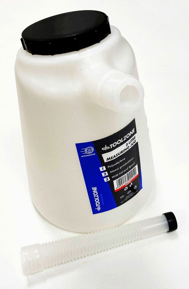 PLASTIC JUG WITH SPOUT 3 litre - TOOLZONE KDPAU340 thumbnail 2