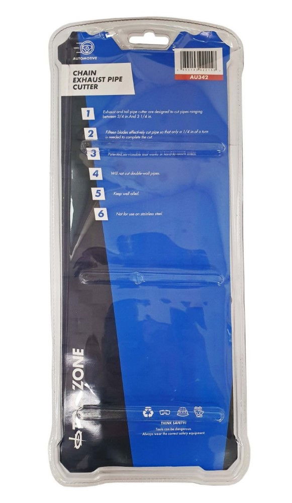 CHAIN EXHAUST PIPE CUTTER 3/4 TO 3-1/4 15 BLADES - TOOLZONE KDPAU342 thumbnail 2