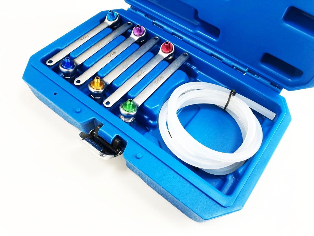 BRAKE BLEEDER WRENCH SET 7pc 7mm 8mm 9mm 10mm 11mm 12mm - TOOLZONE KDPAU349 thumbnail 3