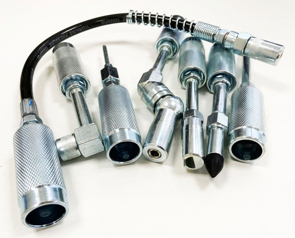 GREASE GUN ADAPTOR SET 7pc - TOOLZONE KDPAU364 thumbnail 7