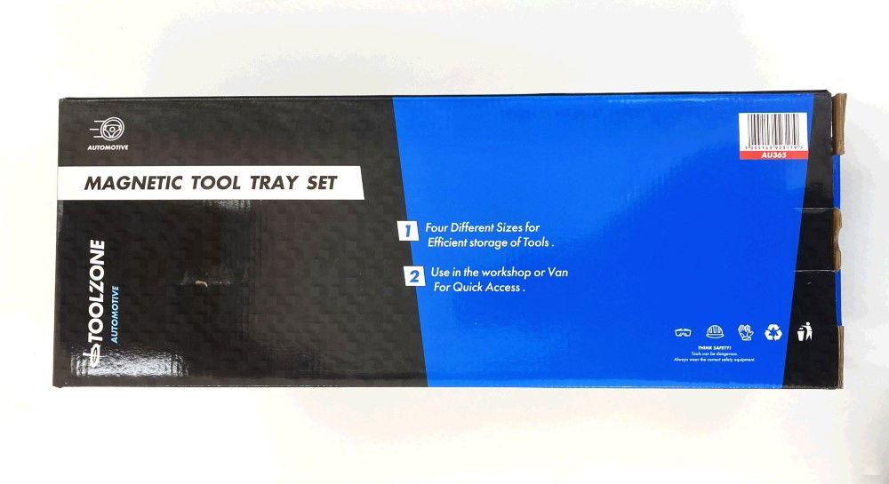 MAGNETIC TOOL TRAY SET 4pc 310x115mm 270x115mm 210x115mm 155x115mm - TOOLZONE KDPAU365 thumbnail 5