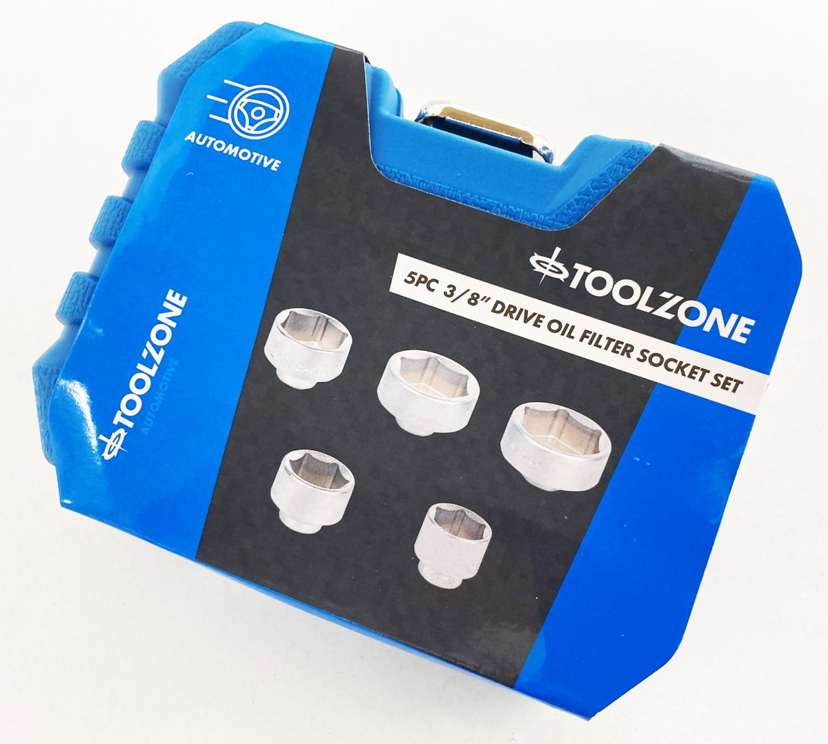OIL FILTER SOCKET WRENCH SET 5pc 3/8 24mm 27mm 32mm 36mm 38mm - TOOLZONE KDPAU367 thumbnail 3