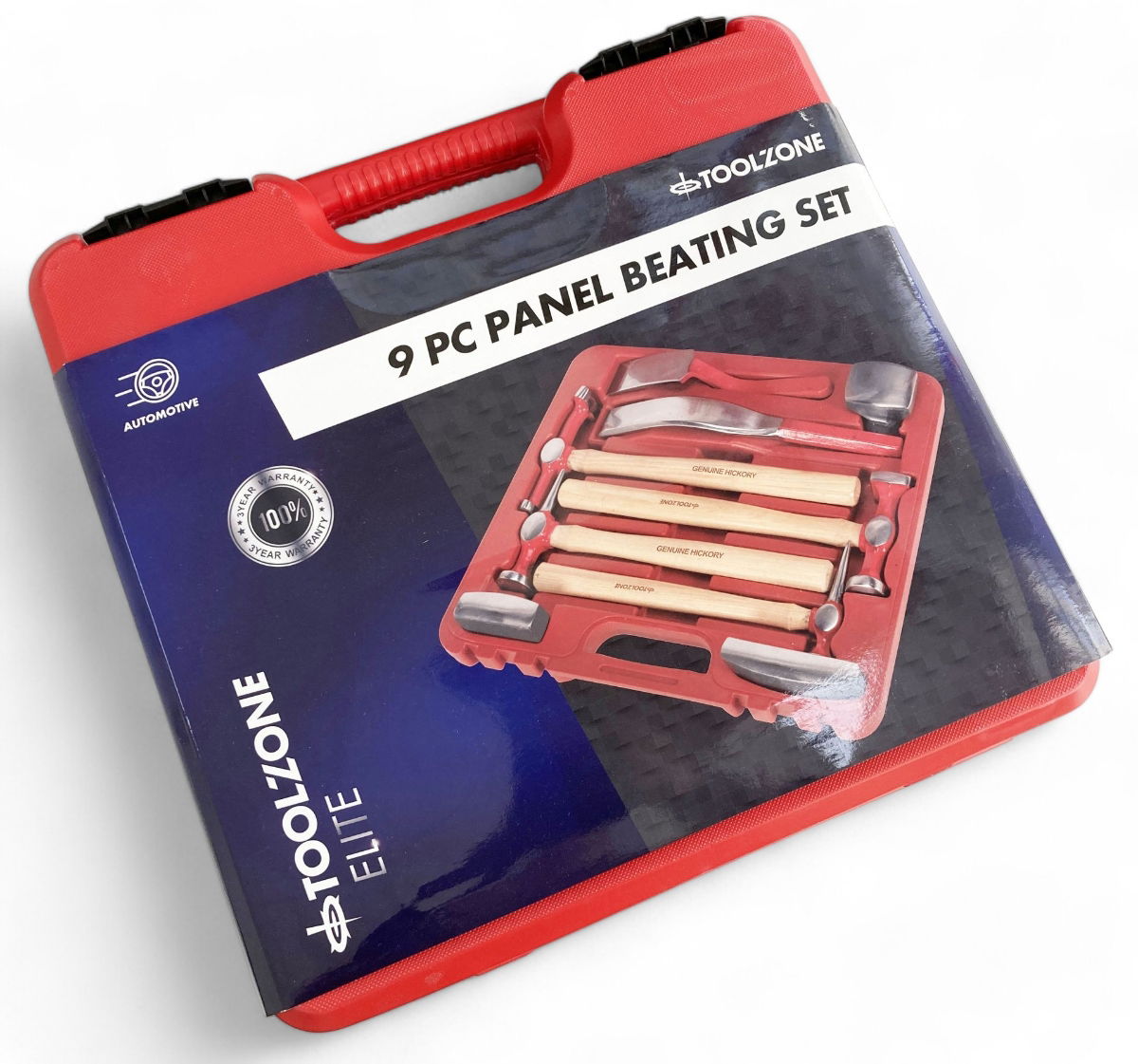 BODY REPAIR KIT 9pc HICKORY HANDLE DROP-FORGED STEEL - TOOLZONE KDPAU372 thumbnail 9