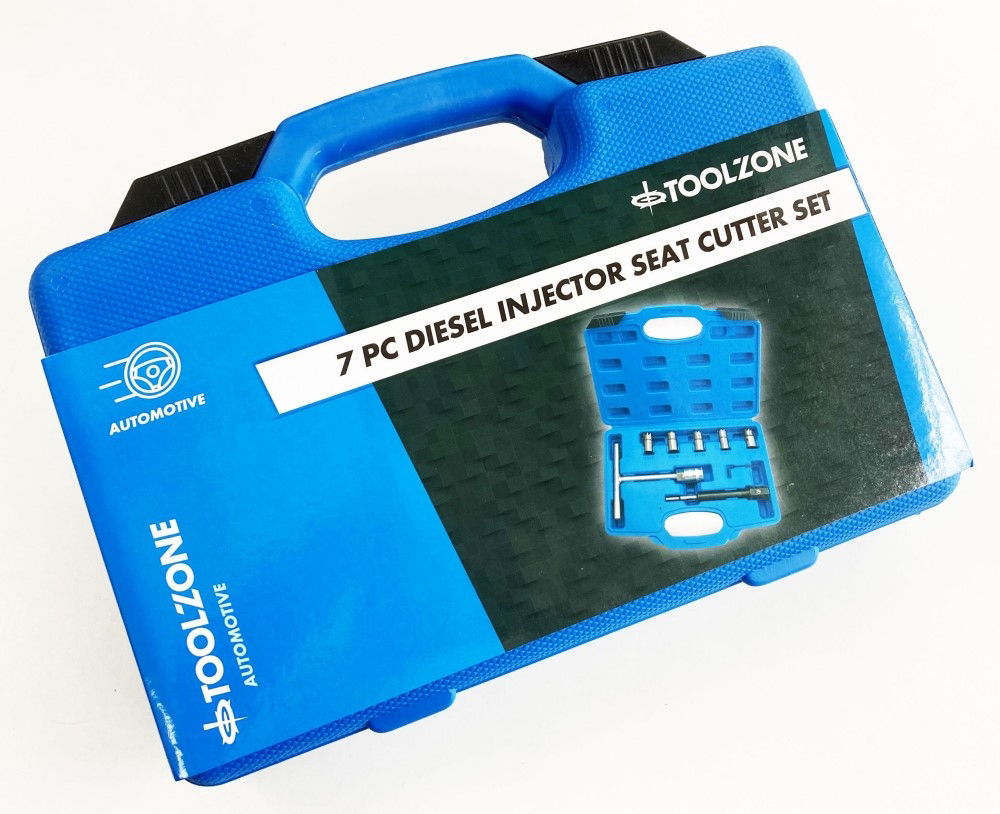 DIESEL INJECTOR CUTTER SET 7pc WITH REAMERS AND EXTENSION - TOOLZONE KDPAU378 thumbnail 2