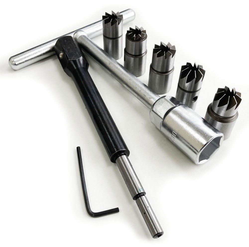 DIESEL INJECTOR CUTTER SET 7pc WITH REAMERS AND EXTENSION - TOOLZONE KDPAU378 thumbnail 6