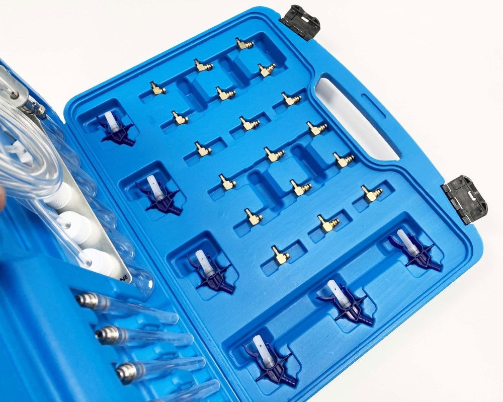 FLOW METER AND ADAPTOR SET 31pc FOR COMMON RAIL DIESEL ENGINES - TOOLZONE KDPAU379 thumbnail 7