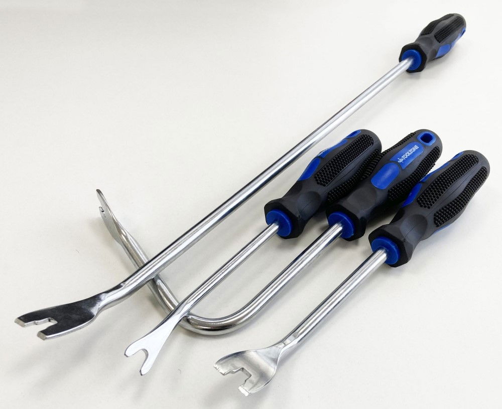 AUTO UPHOLSTERY TOOL SET 6pc WITH REMOVERS AND TRIM CLIP PLIER - TOOLZONE KDPAU380 thumbnail 4