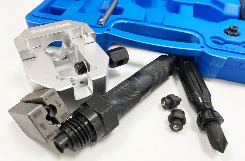 BRAKE PIPE FLARING TOOL TURRET TYPE FOR 3/16 4.75mm 5mm 6mm - TOOLZONE KDPAU382 thumbnail 4