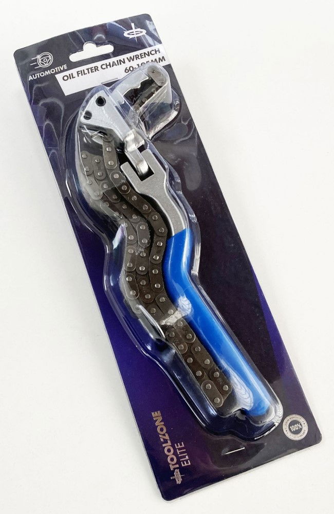 OIL FILTER CHAIN WRENCH 60-195mm WITH SWIVEL HANDLE - TOOLZONE KDPAU384 thumbnail 2