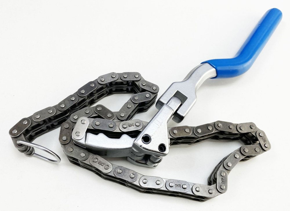 OIL FILTER CHAIN WRENCH 60-195mm WITH SWIVEL HANDLE - TOOLZONE KDPAU384 thumbnail 3