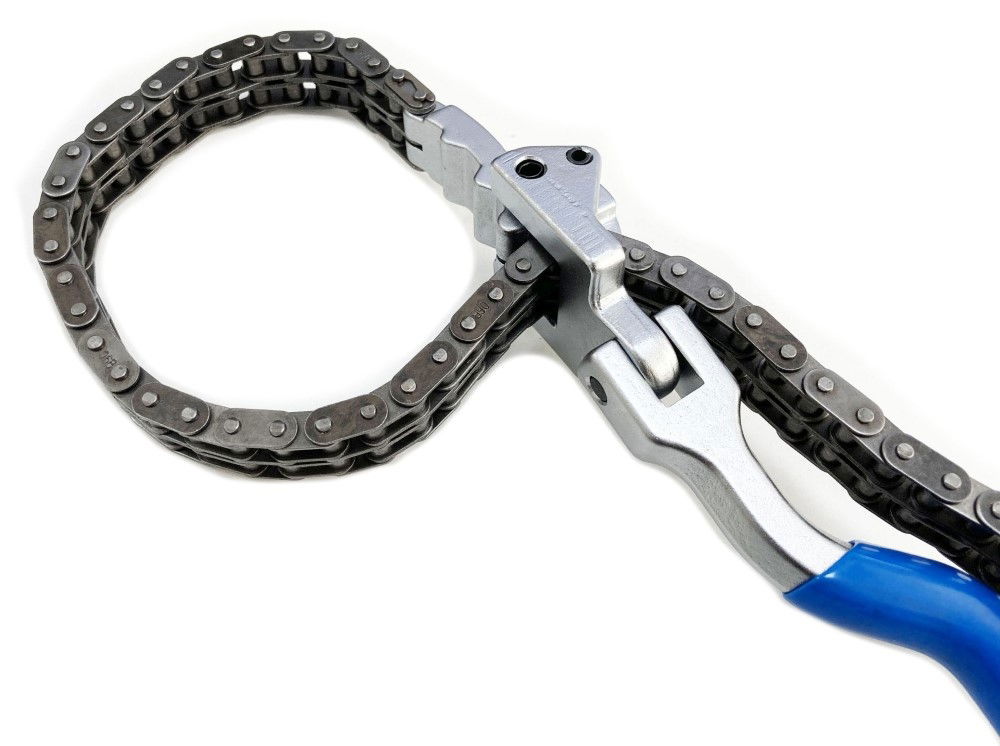 OIL FILTER CHAIN WRENCH 60-195mm WITH SWIVEL HANDLE - TOOLZONE KDPAU384 thumbnail 5