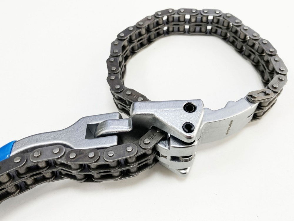 OIL FILTER CHAIN WRENCH 60-195mm WITH SWIVEL HANDLE - TOOLZONE KDPAU384 thumbnail 6