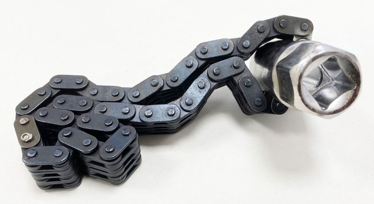 DOUBLE CHAIN FILTER WRENCH 1/2 DRIVE - TOOLZONE KDPAU394 thumbnail 6