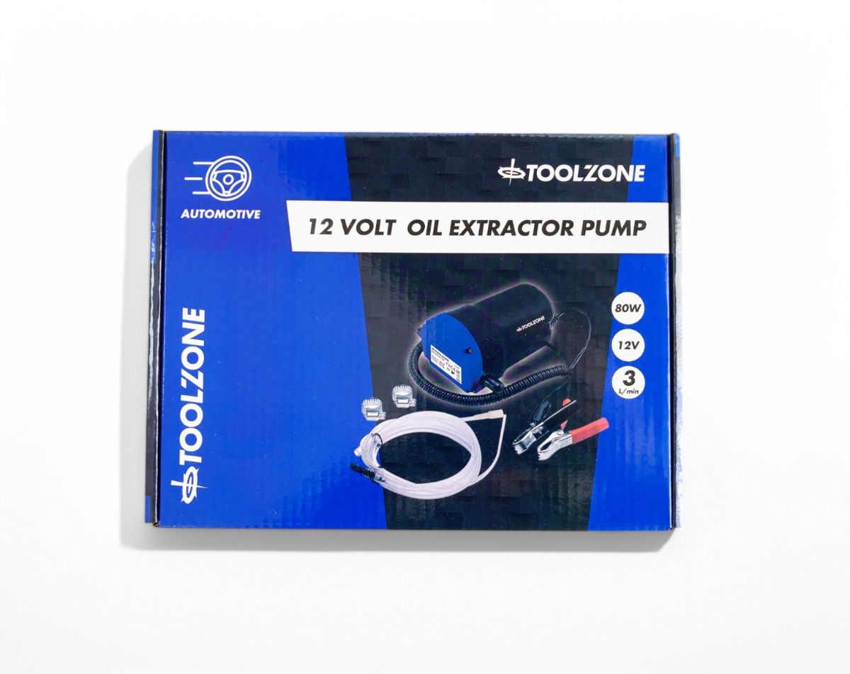 OIL EXTRACTOR PUMP 12 volt WITH ACCESSORIES - TOOLZONE KDPAU398 thumbnail 3