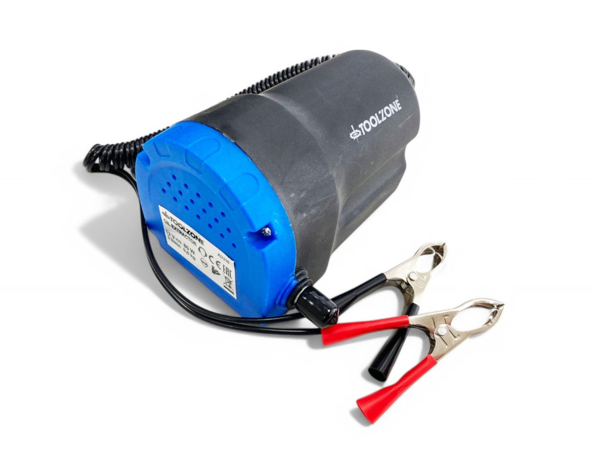 OIL EXTRACTOR PUMP 12 volt WITH ACCESSORIES - TOOLZONE KDPAU398 thumbnail 4