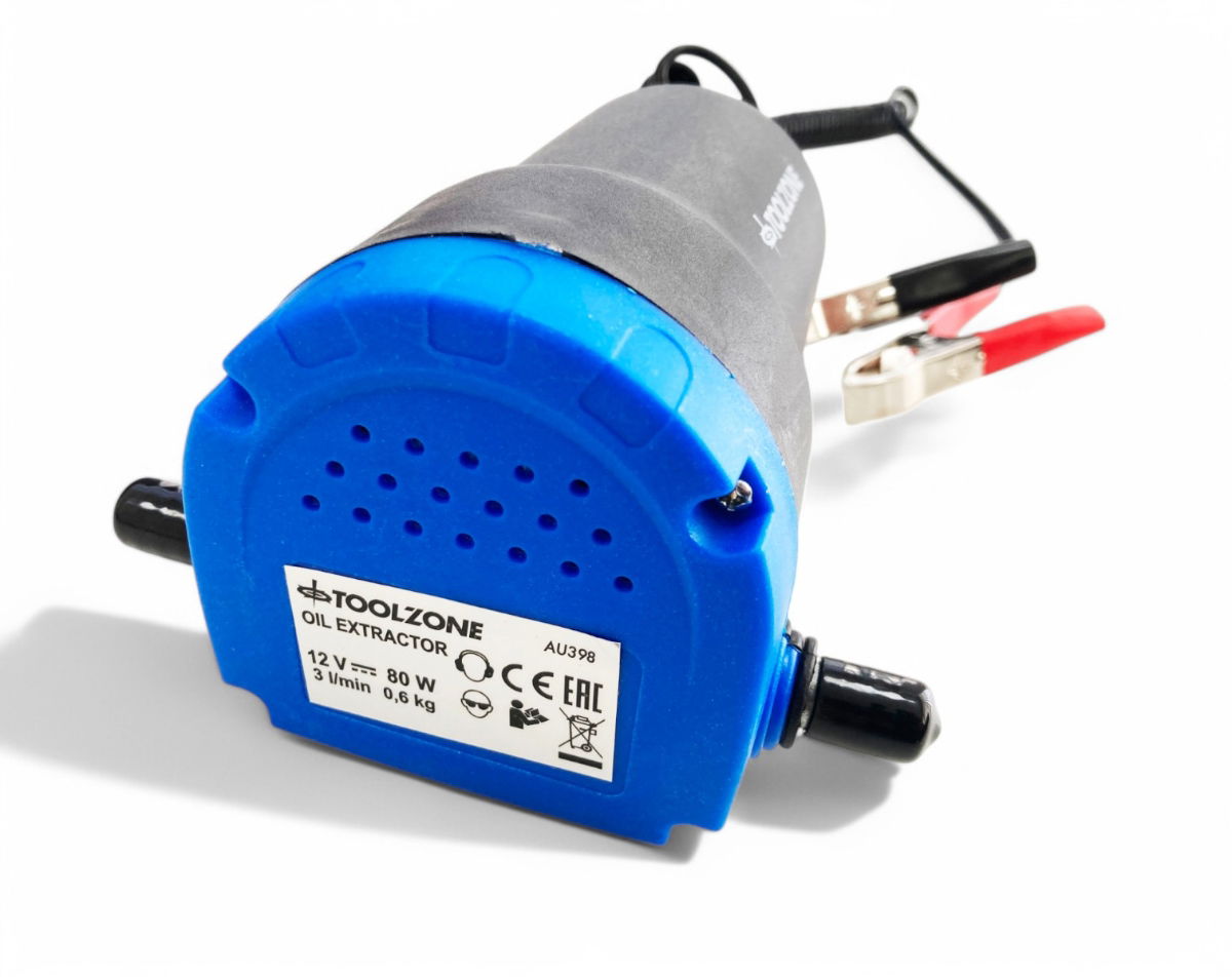 OIL EXTRACTOR PUMP 12 volt WITH ACCESSORIES - TOOLZONE KDPAU398 thumbnail 6