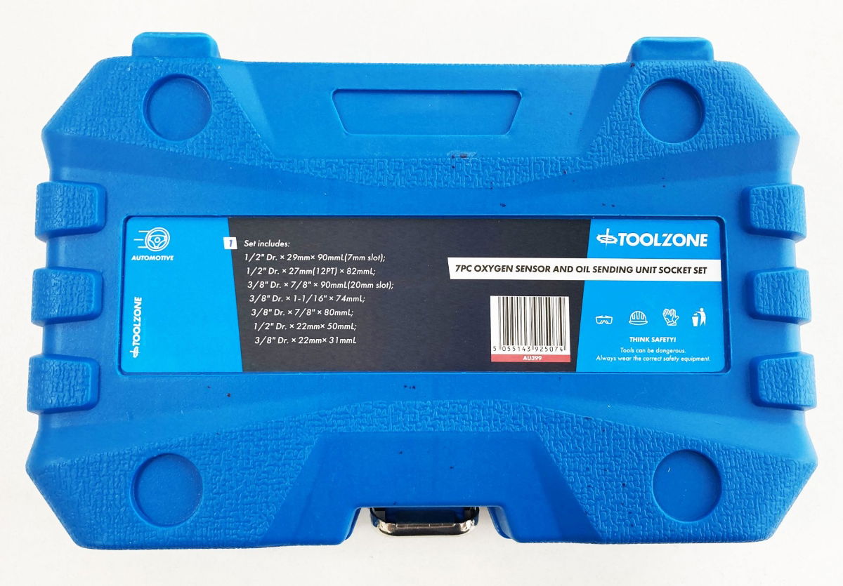 OXYGEN SENSOR AND OIL SENDER UNIT SOCKET SET 7pc - TOOLZONE KDPAU399 thumbnail 4