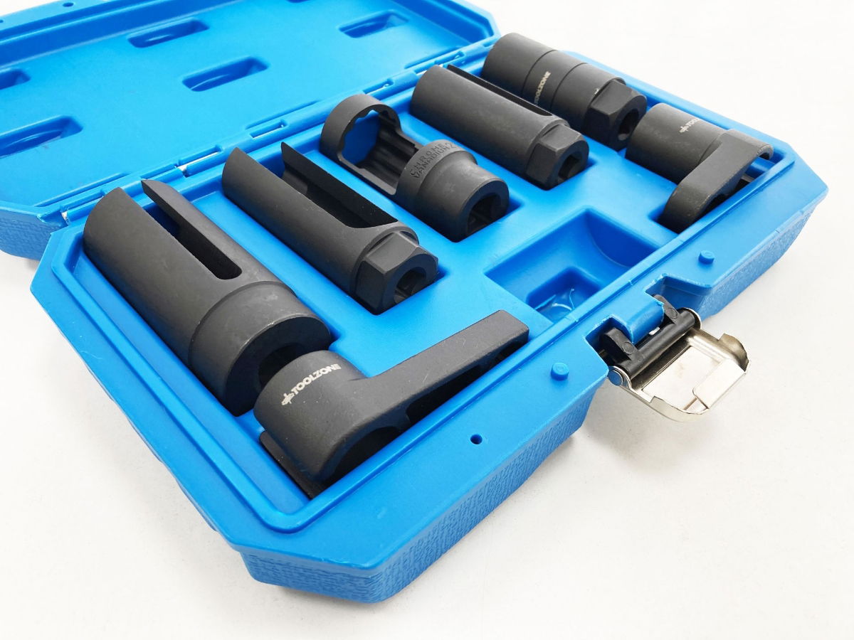 OXYGEN SENSOR AND OIL SENDER UNIT SOCKET SET 7pc - TOOLZONE KDPAU399 thumbnail 6