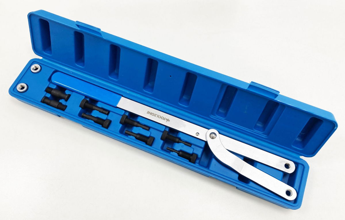 UNIVERSAL PULLEY AND FAN CLUTCH HOLDER SET ADJUSTABLE 40-220mm - TOOLZONE KDPAU400 thumbnail 4