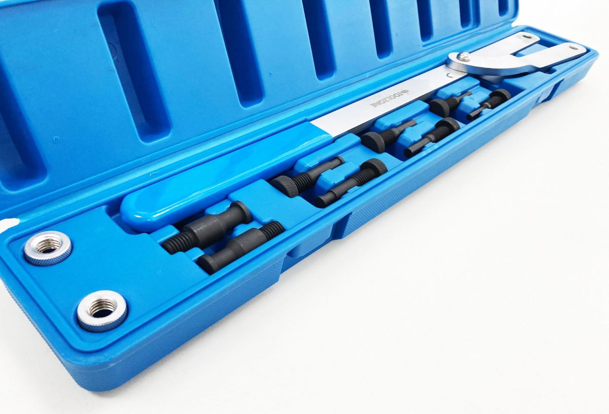 UNIVERSAL PULLEY AND FAN CLUTCH HOLDER SET ADJUSTABLE 40-220mm - TOOLZONE KDPAU400 thumbnail 5