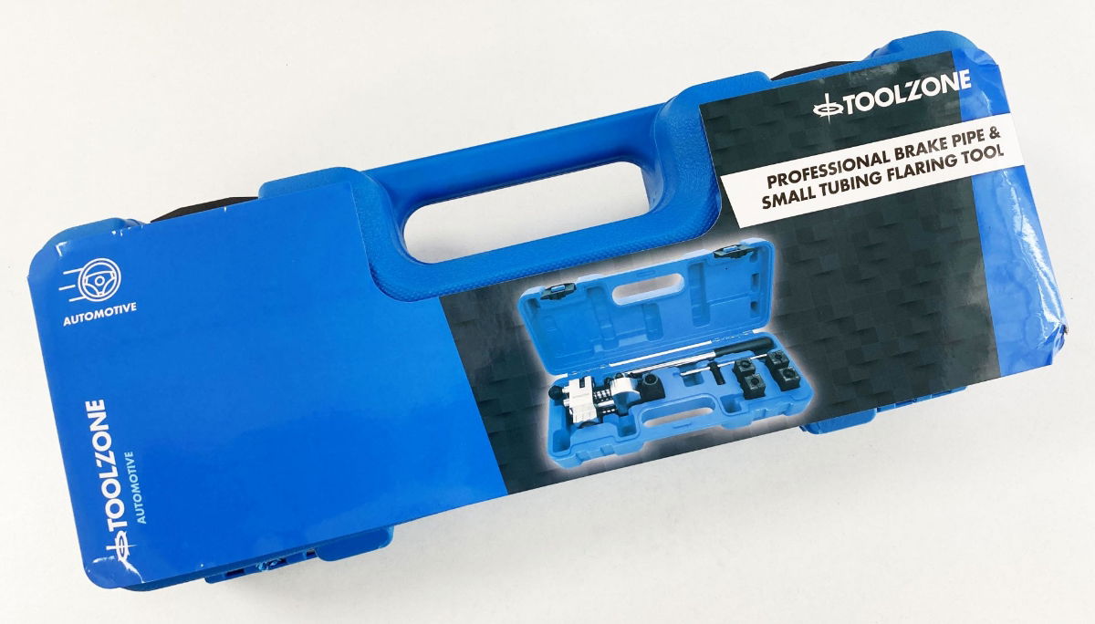 PROFESSIONAL BRAKE FLARING KIT FOR 3/16, 1/4, 5/16, 3/8 TUBES - TOOLZONE KDPAU402 thumbnail 2