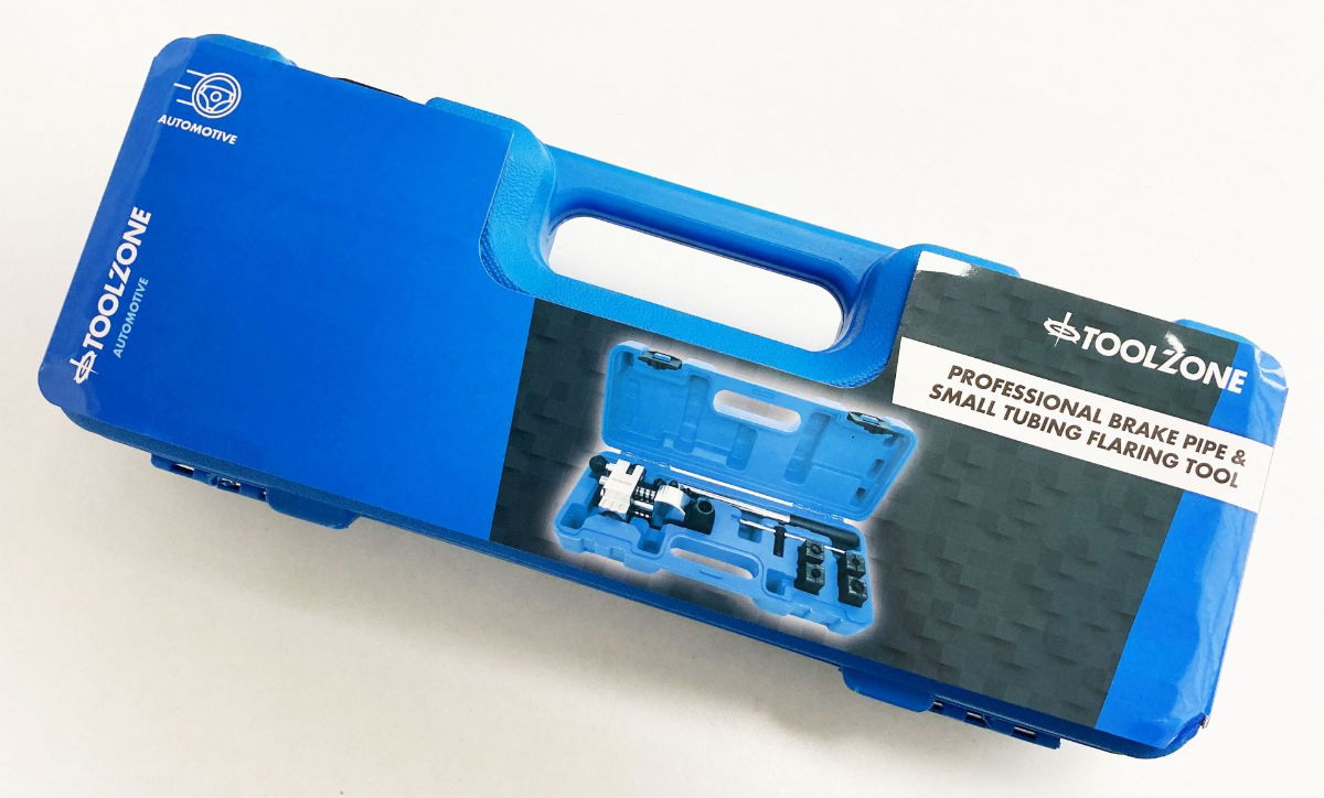 PROFESSIONAL BRAKE FLARING KIT FOR 3/16, 1/4, 5/16, 3/8 TUBES - TOOLZONE KDPAU402 thumbnail 3
