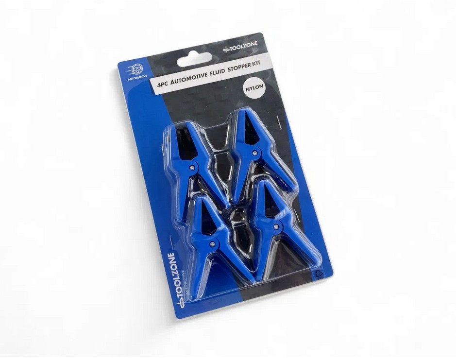 4PC FUEL AC OIL LINE STOPPER HOSE CLAMP - TOOLZONE KDPAU405 thumbnail 2