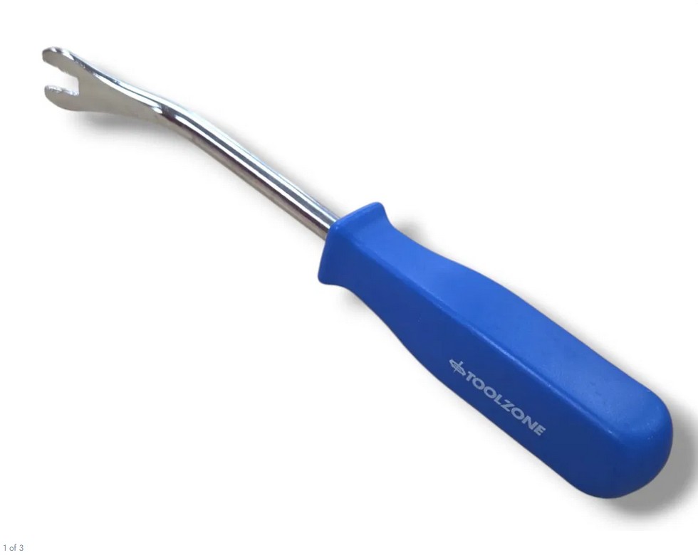 DOOR UPHOLSTERY REMOVAL PLASTIC CLIP PRY TOOL - TOOLZONE KDPAU407 image 1