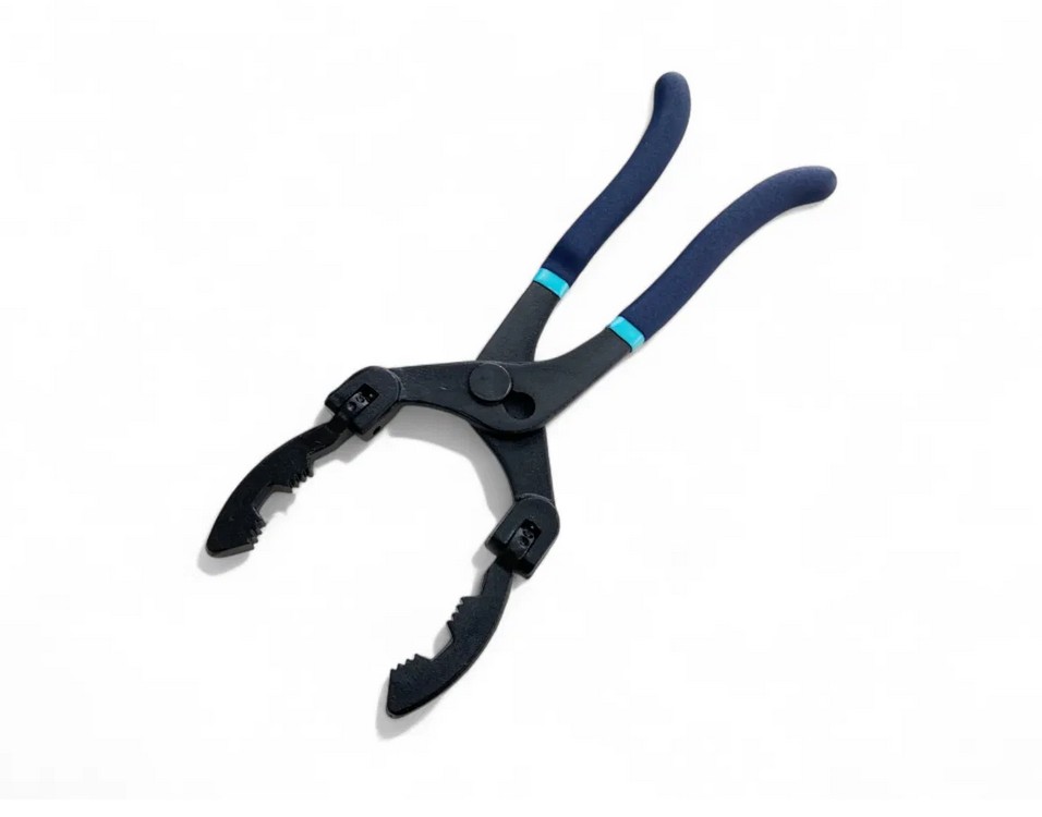 FLEXI ADJUSTABLE JAW SWIVEL OIL FILTER PLIERS - TOOLZONE KDPAU408 image 1