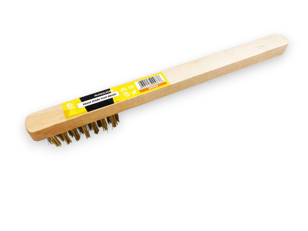 SPARK PLUG BRUSH BRASS - TOOLZONE KDPBR008 thumbnail 2