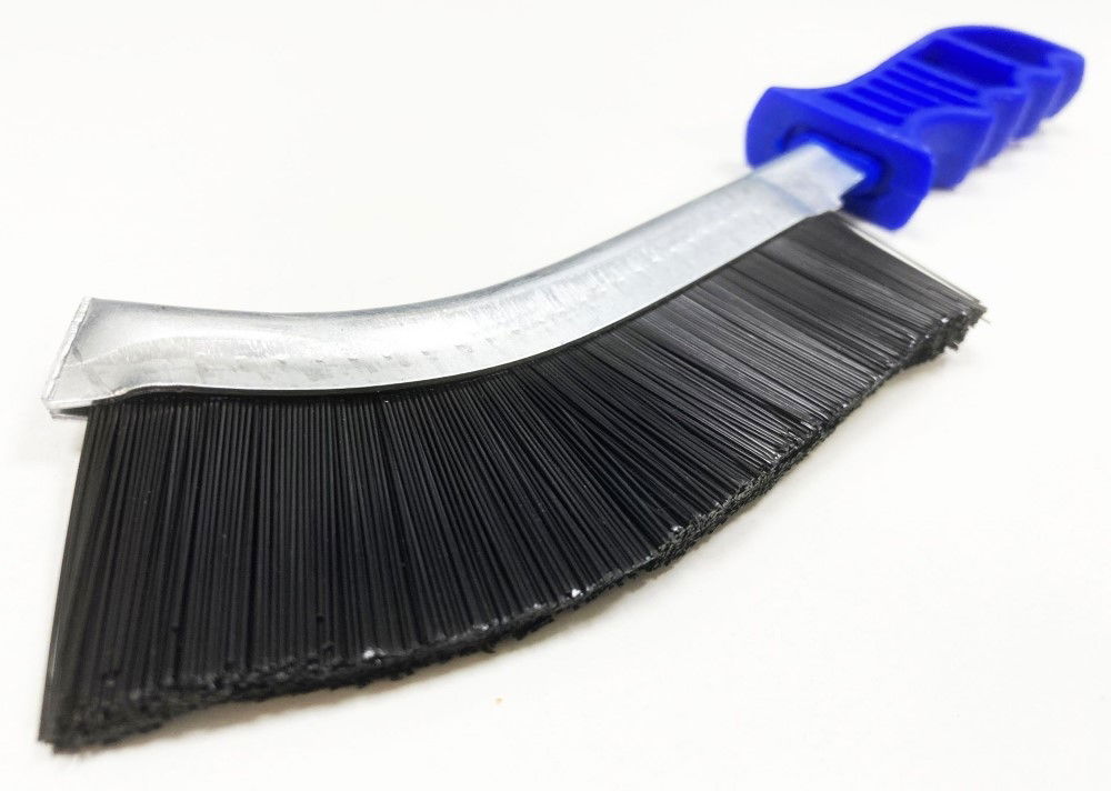 CURVED BRUSH HARD PVC BRISTLE PLASTIC HANDLE - TOOLZONE KDPBR058 thumbnail 4