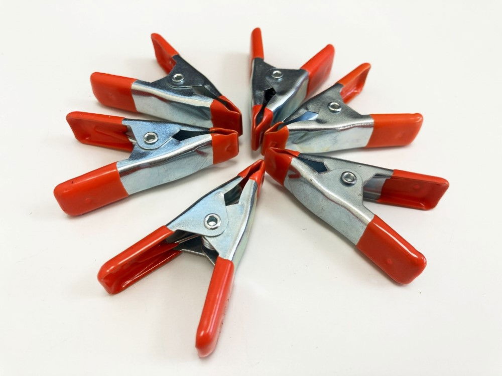 SPRING CLAMP SET 6PC 2 METAL PVC COATED - TOOLZONE KDPCL007 thumbnail 4